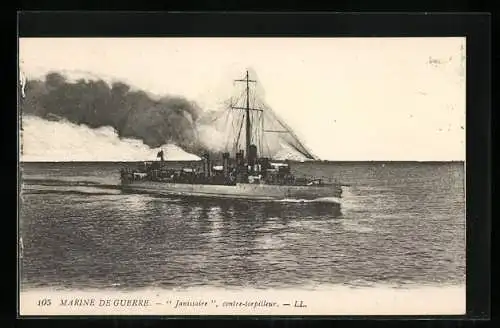AK Marine de Guerre, contré-torpilleur Janissaire, Kriegsschiff