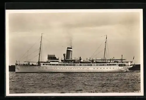 AK Schnelldampfer Cobra in Fahrt