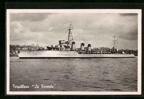 AK Torpilleur La Crombe, Kriegsschiff