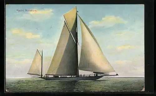 AK Yacht Navahoe auf See