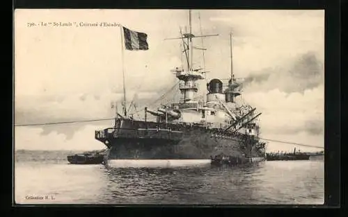 AK Le St-Louis, Cuirassé d`Escadre, Kriegsschiff