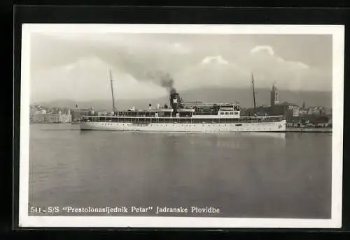 AK SS Prestolonasljednik Petar, Jadranske Plovidbe, Passagierschiff