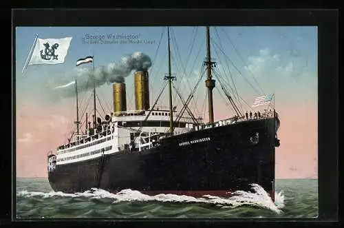 AK Passagierschiff George Washington, Nordd. Lloyd