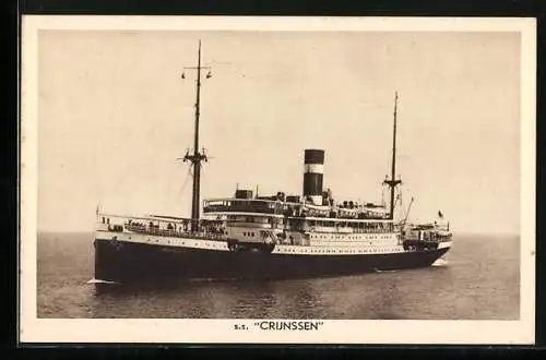 AK Passagierschiff SS Crijnssen