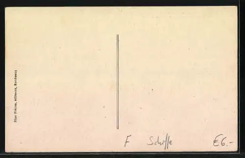 AK Le Paquebot Brazza, Passagierschiff