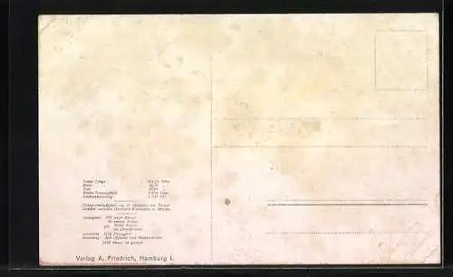 AK Dampfer Kronprinzessin Cäcilie im Wasser