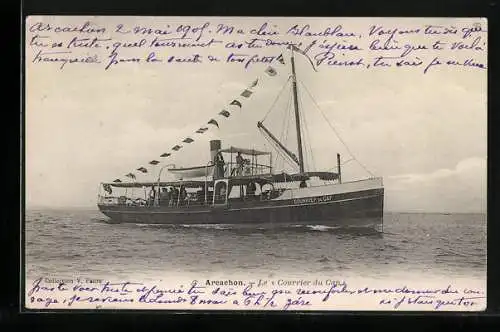 AK Arcachon, Le Courrier-du-Cap, Fährschiff