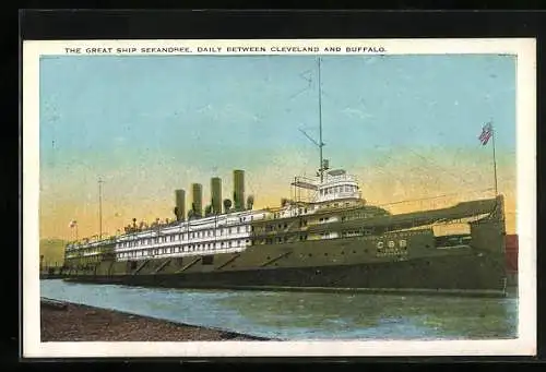 AK The Great Ship Seeandree, Passagierschiff