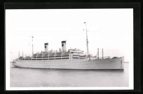Foto-AK Dampfer Italia im Wasser