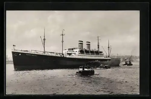 AK Passagierschiff Dampfer Albert Ballin der HAL
