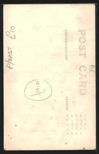 AK Manila, Strassenpartie mit Passanten