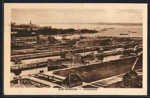 AK Kiel-Holtenau, Blick auf die Schleusen