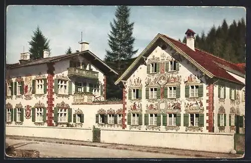 AK Oberammergau, Hansel- und Gretelhaus