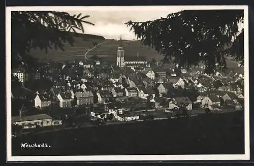 AK Neustadt /Schwarzwald, Blick über die Dächer