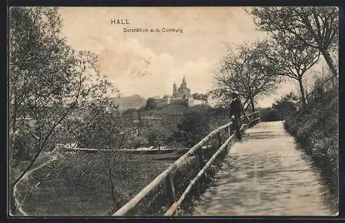 AK Hall, Durchblick an der Comburg