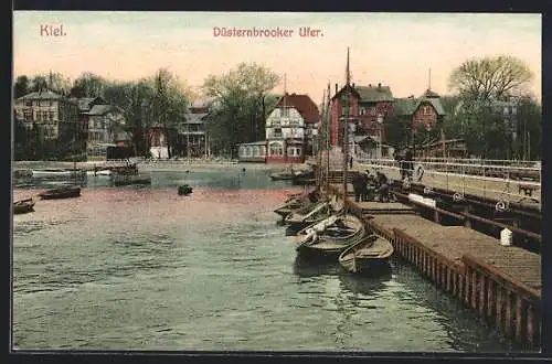 AK Kiel, Boote am Düsternbrooker Ufer