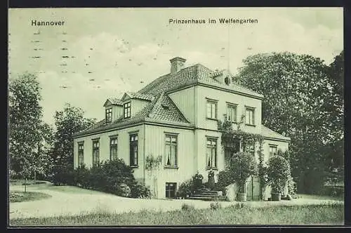 AK Hannover, Prinzenhaus im Welfengarten