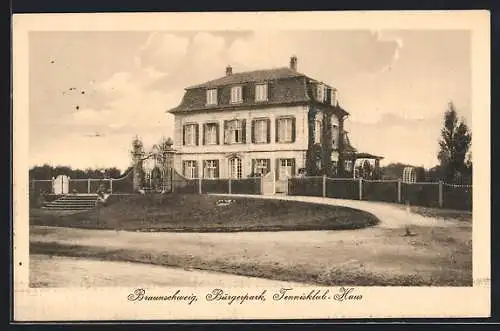 AK Braunschweig, Tennisklub-Haus im Bürgerpark