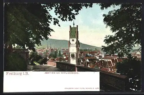 AK Freiburg i. B., Abstieg vom Schlossberg