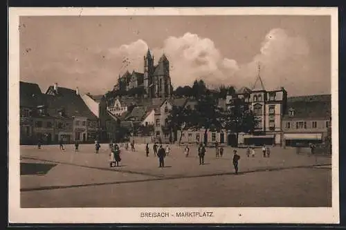 AK Breisach, Partie auf dem Marktplatz