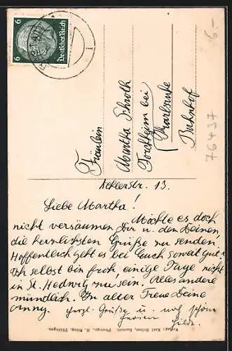 AK Rastatt, Kath. Stadtkirche