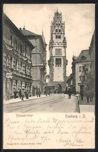 AK Freiburg i. B., Geschäfte am Schwabentor