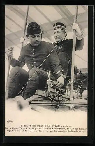 AK Biplan Farman, Lieutenant Cammermann, Général Picquart, Flugzeug