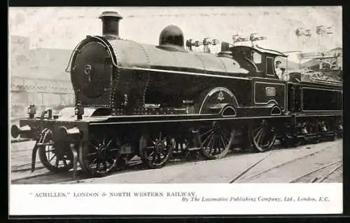 AK Lokomotive Achilles, London & North Western Railway, englische Eisenbahn