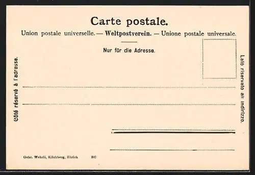 AK Samaden, Panoramablick auf das Ober-Engadin
