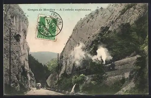 AK Moutier, Gorges de Moutier, A l`entrée supérieure