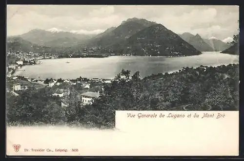 AK Lugano, Vue Generale, Mont Brè