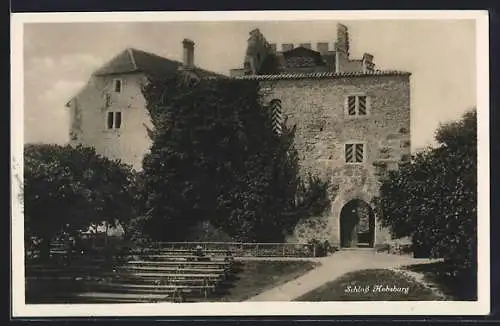 AK Habsburg, Schloss Habsburg mit Gartenwirtschaft