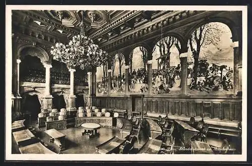 AK Bern, Ständeratssaal im Bundeshaus