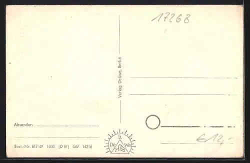 AK Boizenburg a. d. Elbe, Bahnhofstrasse mit Geschäften in der Vorstadt