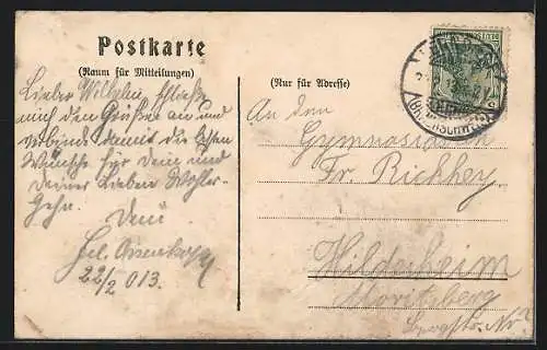 AK Braunschweig, Gasthaus v. Pawelsches Holz mit Garten, Waldpartien