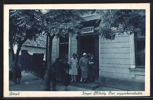 AK Gönyü, Singer Mihály Fiai vegyeskereskedés