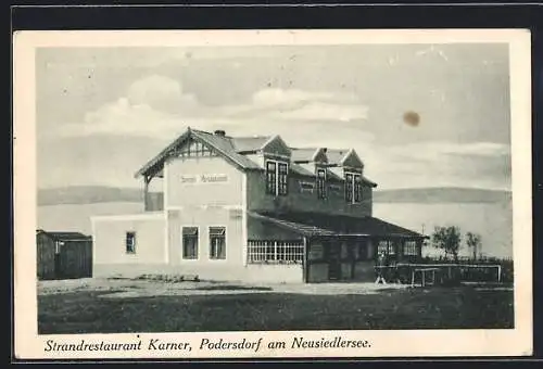 AK Podersdorf am Neusiedlersee, Strandrestaurant Karner