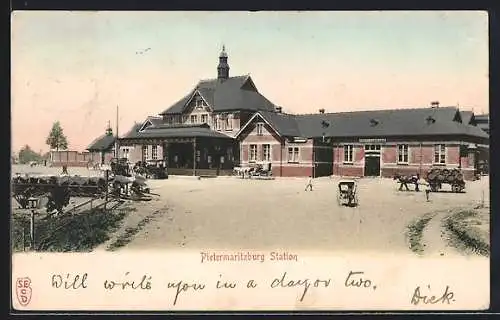 AK Pietermaritzburg, Station, Ansicht vom Bahnhof