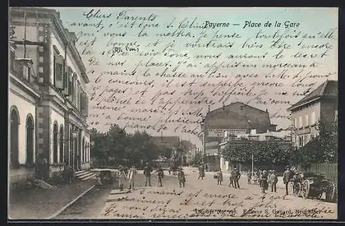 AK Payerne, Place de la Gare