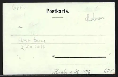 Künstler-AK G. Hirth`s Verlag, Serie I. 2, H. Christiansen: Jugend, Junges Paar beim Kuss