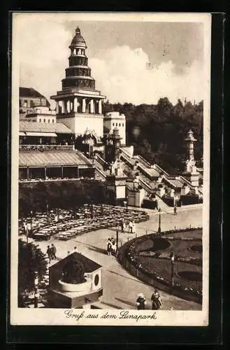 AK Berlin-Charlottenburg, Partie im Lunapark