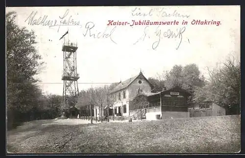 AK Wien-Ottakring, Partie an der Kaiser-Jubiläumswarte