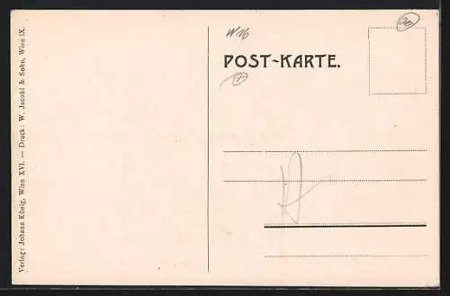 AK Alt-Ottakring, Ortsansicht von der Thaliastrasse gesehen