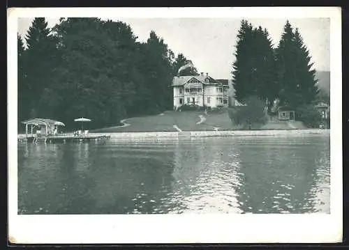 AK Velden am Wörthersee, Hotel-Pension von Hans Ragger, Klagenfurter Strasse 81