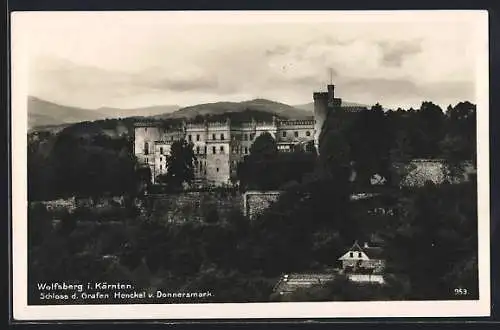 AK Wolfsberg /Kärnten, Schloss des Grafen Henckel von Donnersmark