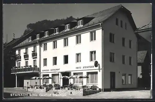 AK Stainach, Blick auf den Gasthof Stenitzer