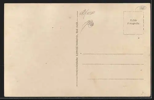 AK Aschach a. d. Donau, Gesamtansicht mit Landshaag