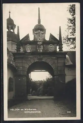 AK Velden am Wörthersee, Schlosstor