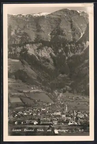 AK Liezen /Ennstal, Ortsansicht mit Hochanger