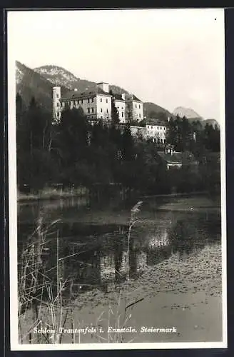 AK Pürgg im Ennstal, Blick auf Schloss Trautenfels